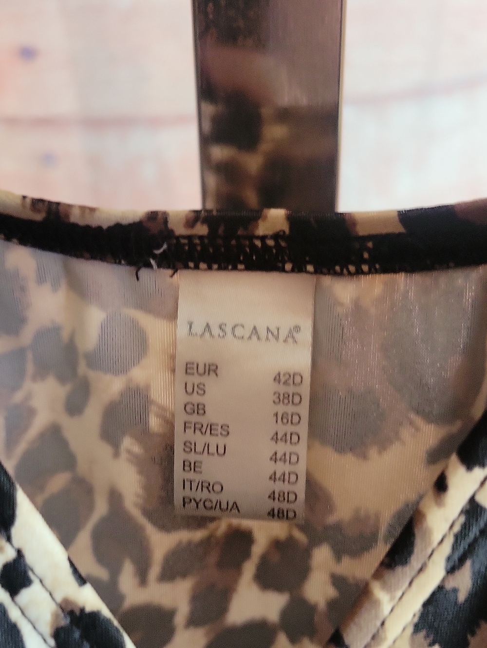 Lascana Leopard Print Tankini Top - Picture 3 of 5